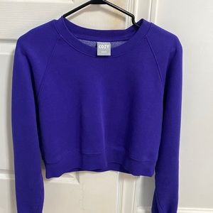 TNA Cozy Perfect Fleece Raglan Sweatshirt